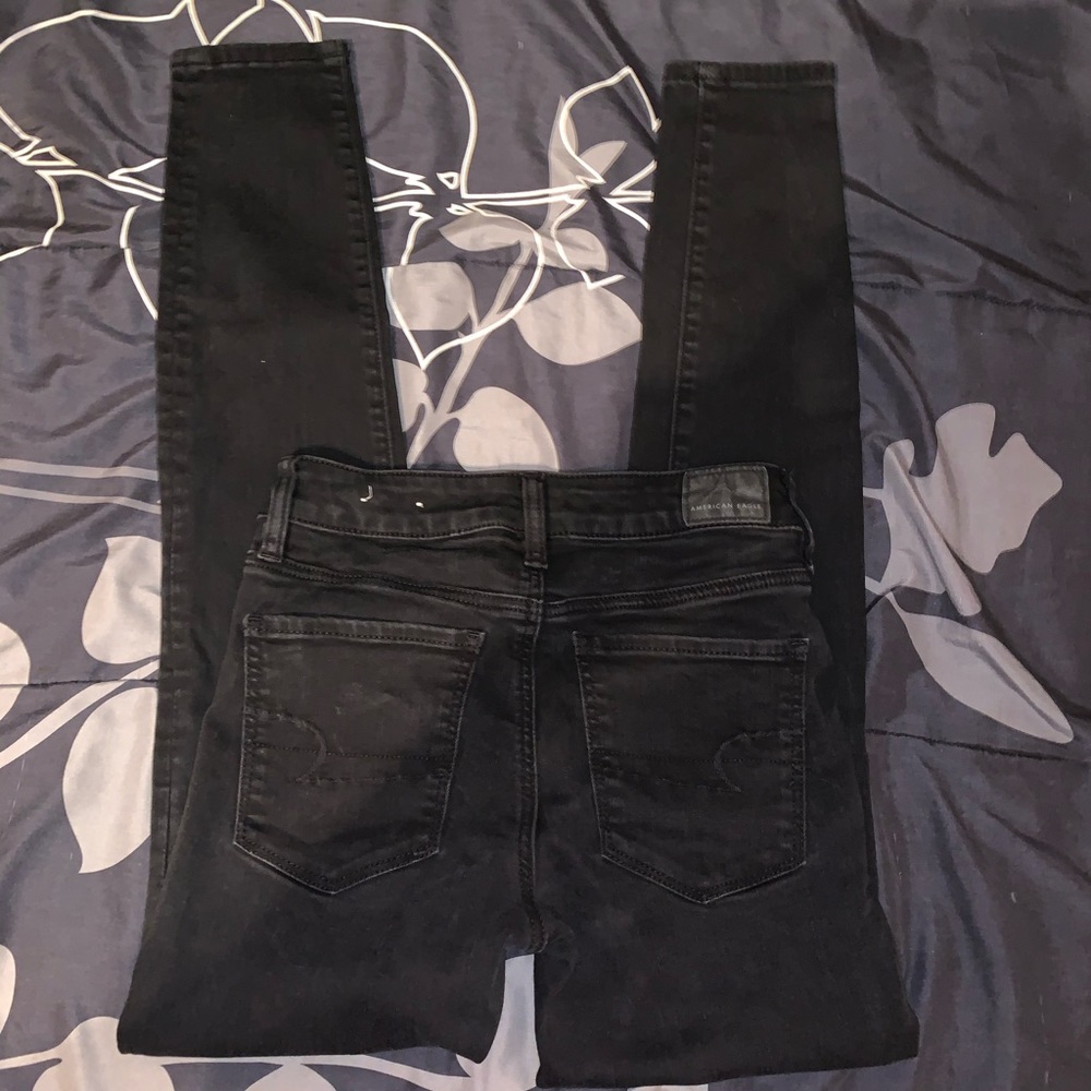 Black American eagle jeans